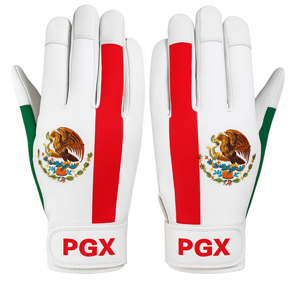Mexico Long Cuff Baseball Batting Gloves