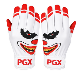 PGX Crazy Clown Batting Gloves front and back product view