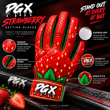 PGX Strawberry Baseball Batting Gloves — New Release